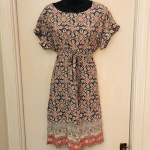 Perfect soft cotton Indian print tunic dress